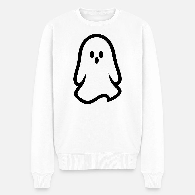 Geist - Männer Premium Bio Pullover - Weiß