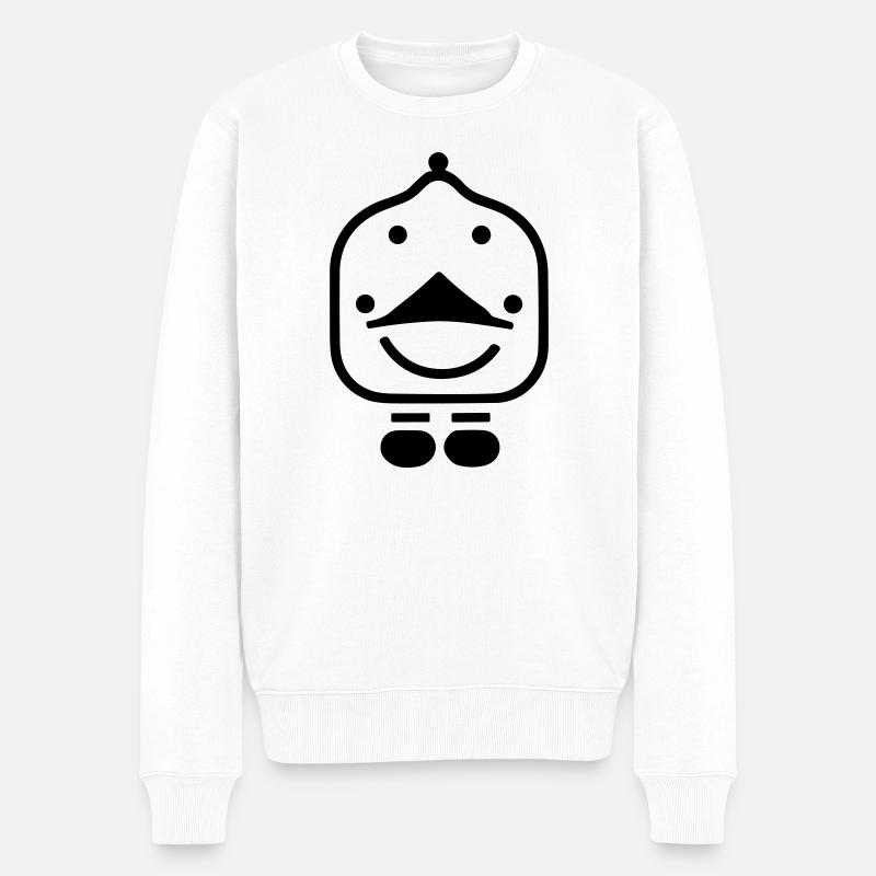 Petit robot - Pull Premium bio Homme - blanc