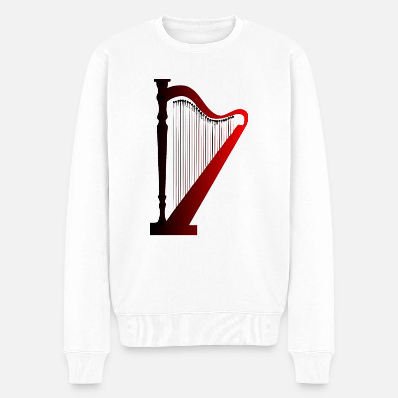 Harpe - Pull Premium bio Homme - blanc