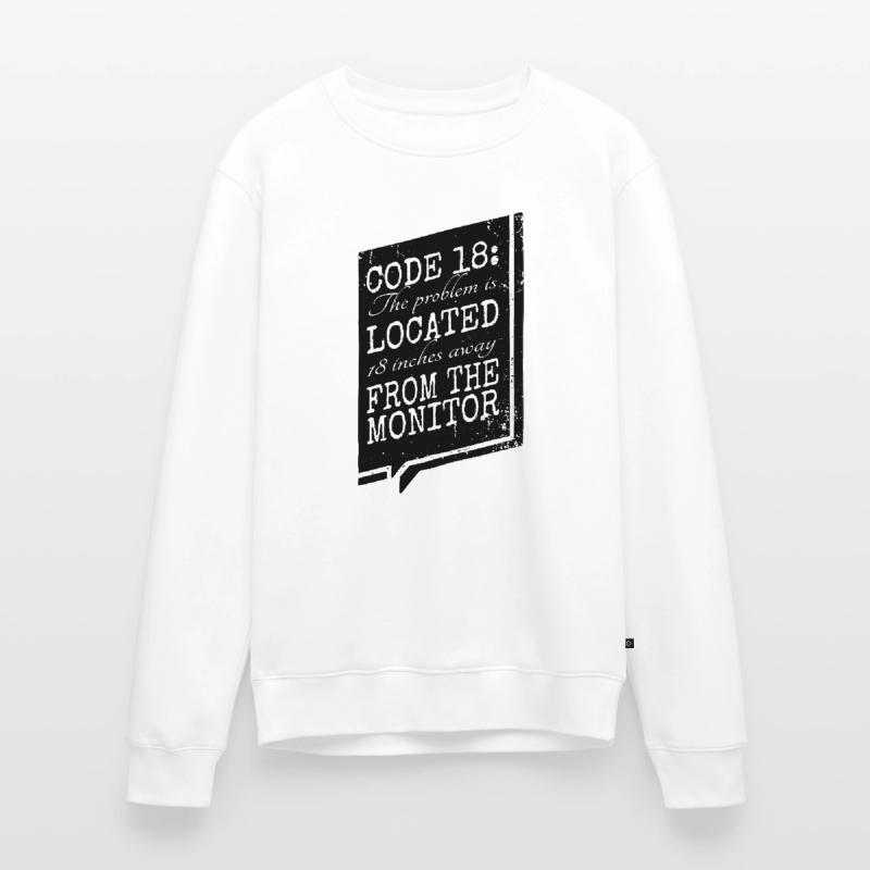Statement Gift Idea Bio Hack bday present idea Men's Premium Organic Jumper