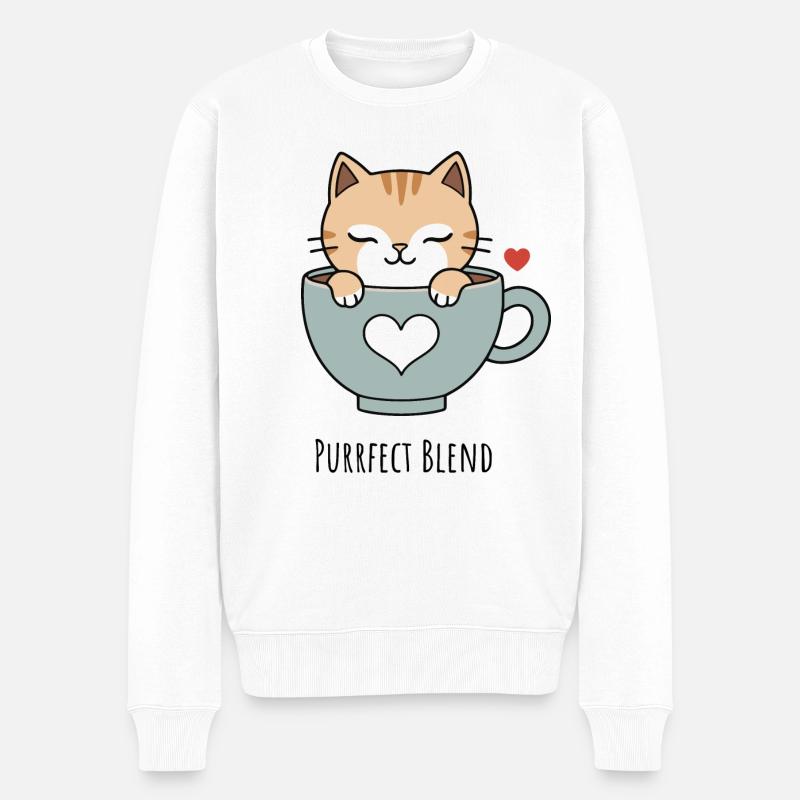 Mélange parfait - Pull Premium bio Homme - blanc