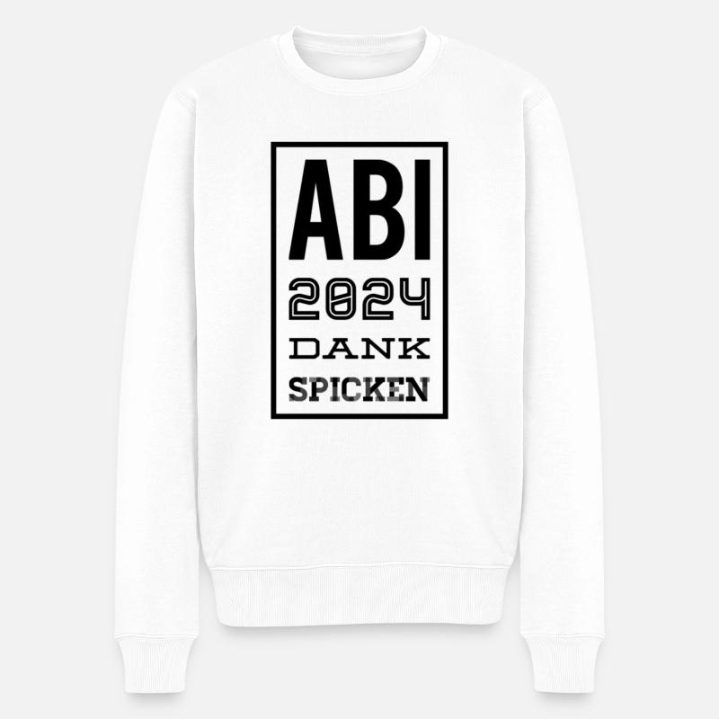 Abi 2024 grâce à spike - Pull Premium bio Homme - blanc