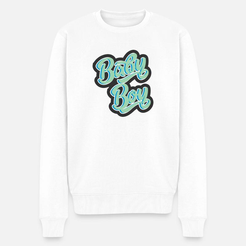 baby Boy - Pull Premium bio Homme - blanc