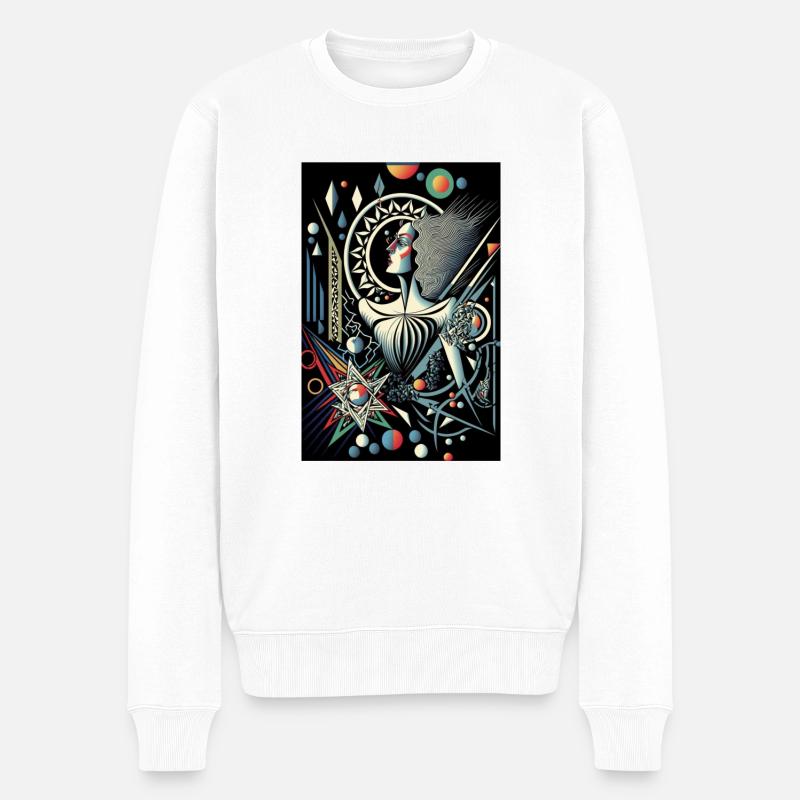 Cubethulhu Incarnation de Sandmarker Art - Pull Premium bio Homme - blanc