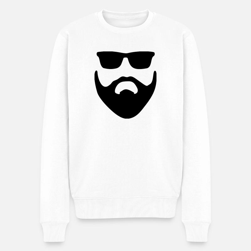 Cool Hipster - Pull Premium bio Homme - blanc