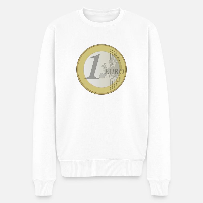 euro - Pull Premium bio Homme - blanc