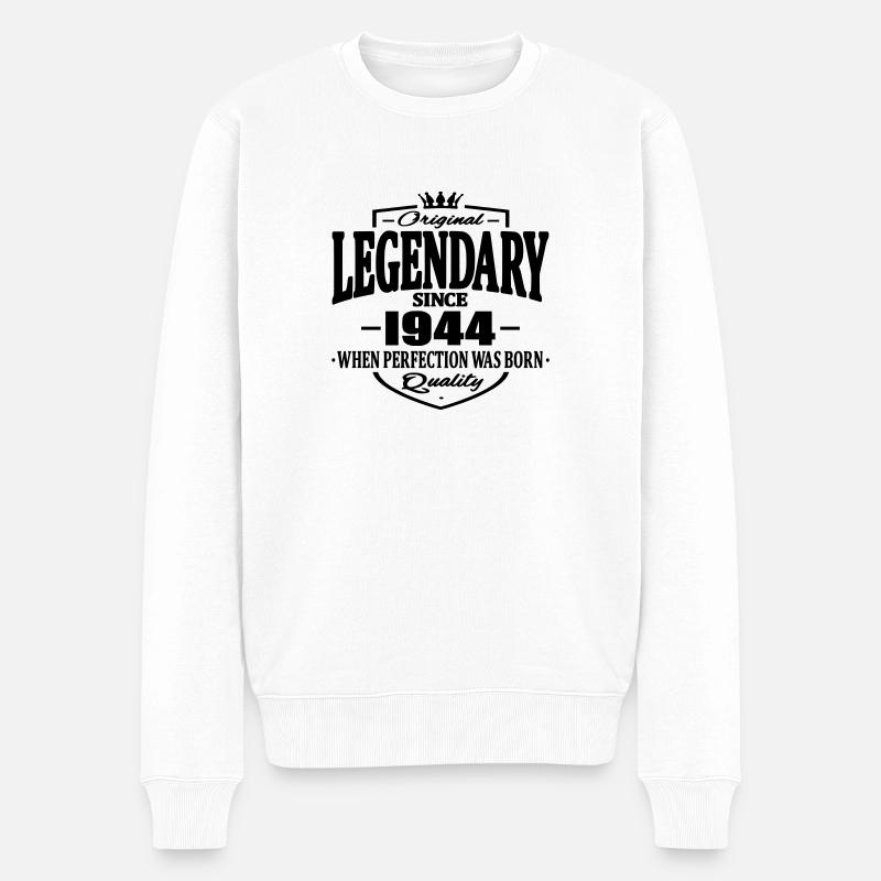 Legendär seit 1944 - Männer Premium Bio Pullover - Weiß