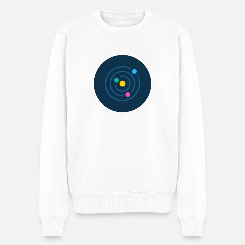 Système solaire Minimalista - Pull Premium bio Homme - blanc