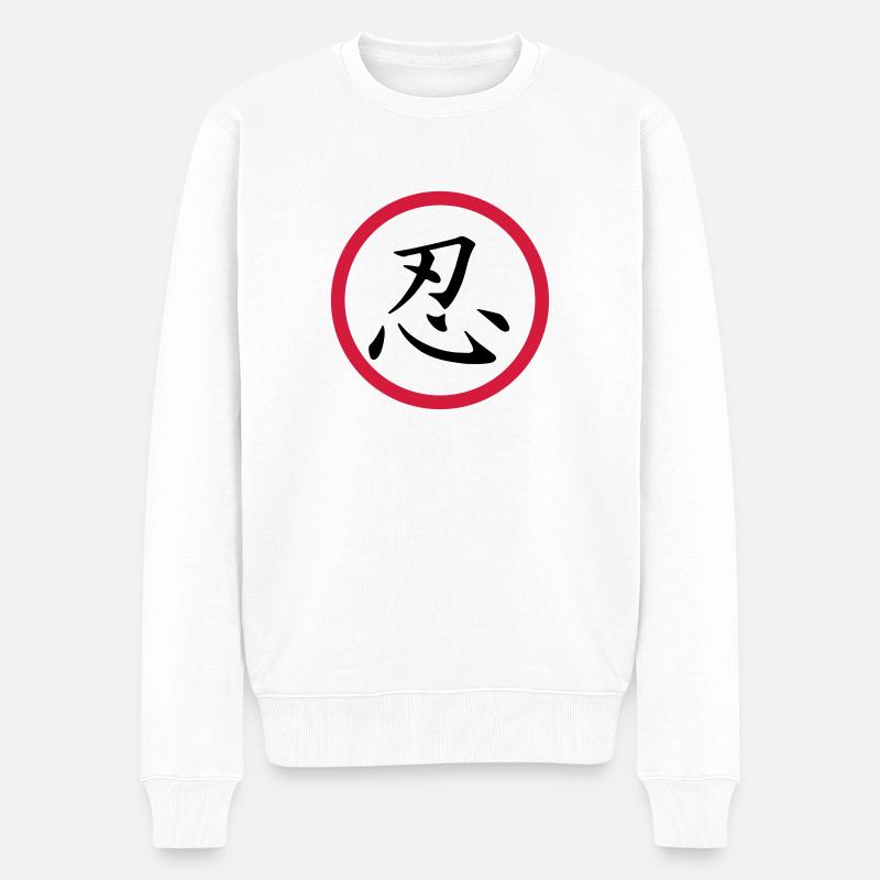 Force endurant shinobi - Pull Premium bio Homme - blanc