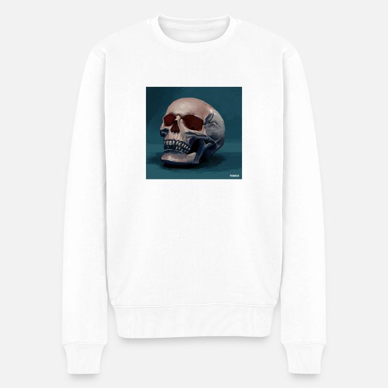 godille - Pull Premium bio Homme - blanc