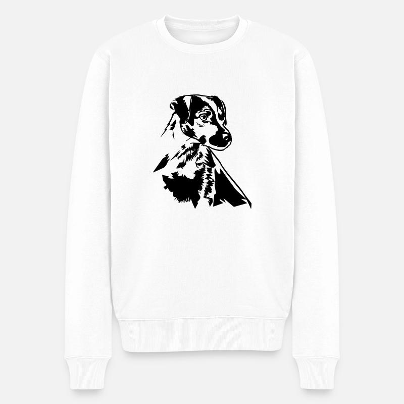 Sweet Dog - Männer Premium Bio Pullover - Weiß