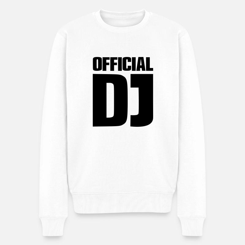 Official DJ - Pull Premium bio Homme - blanc