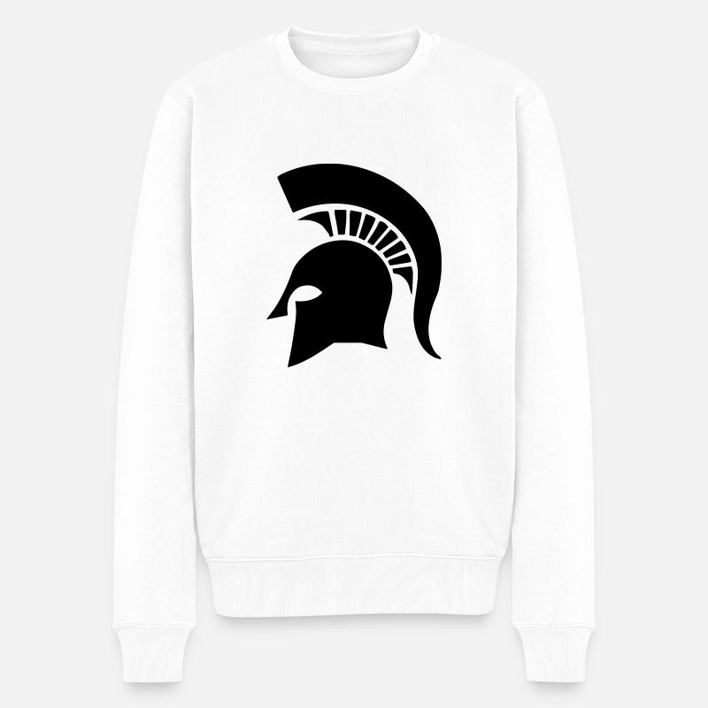 spartan_helm - Pull Premium bio Homme - blanc