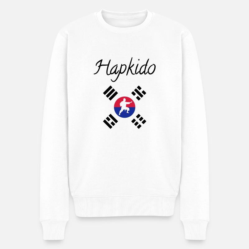 Hapkido / Hapkidoin / Martial Arts / Fight - Pull Premium bio Homme - blanc