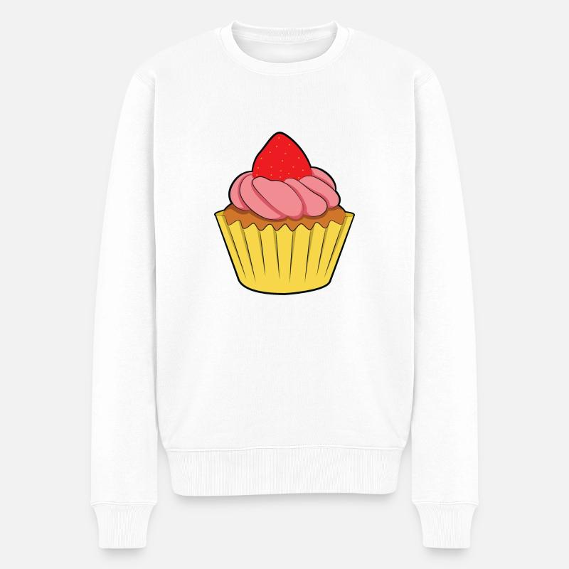 Cupcake - Pull Premium bio Homme - blanc