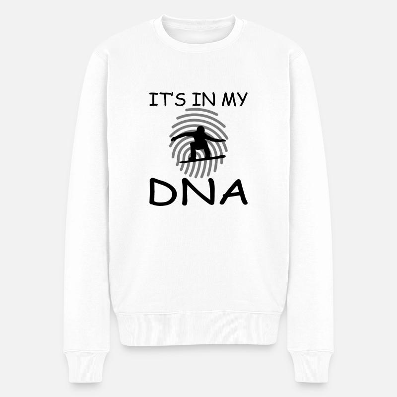 Snowboard Snowboarder - Pull Premium bio Homme - blanc