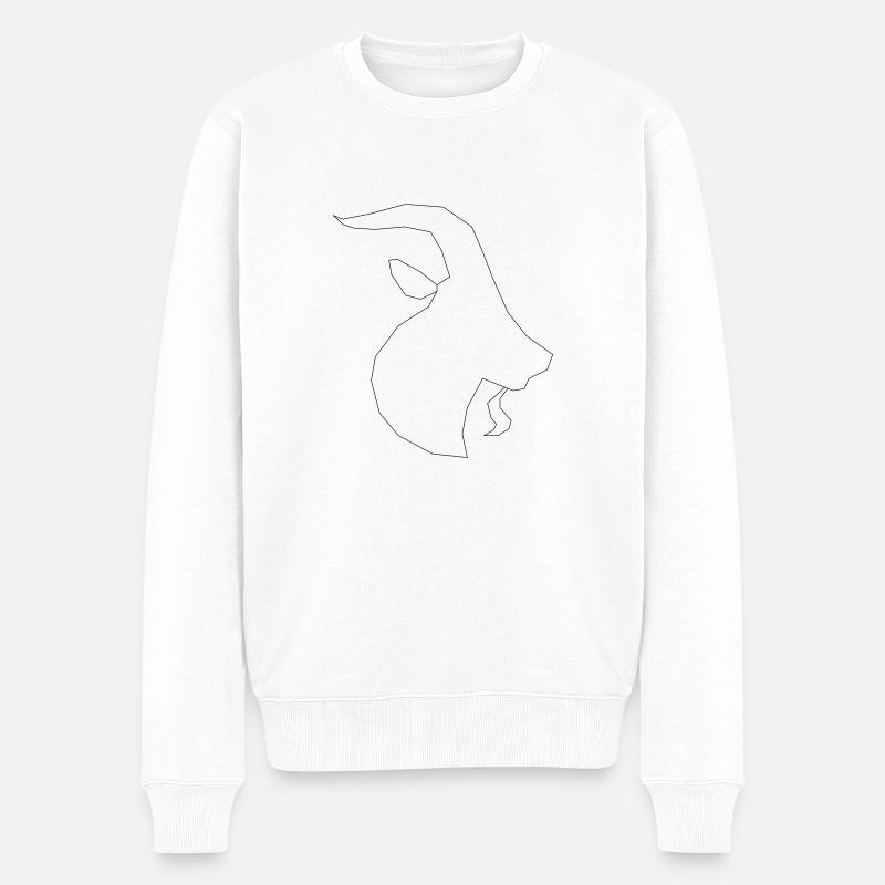 Capricorne - Pull Premium bio Homme - blanc