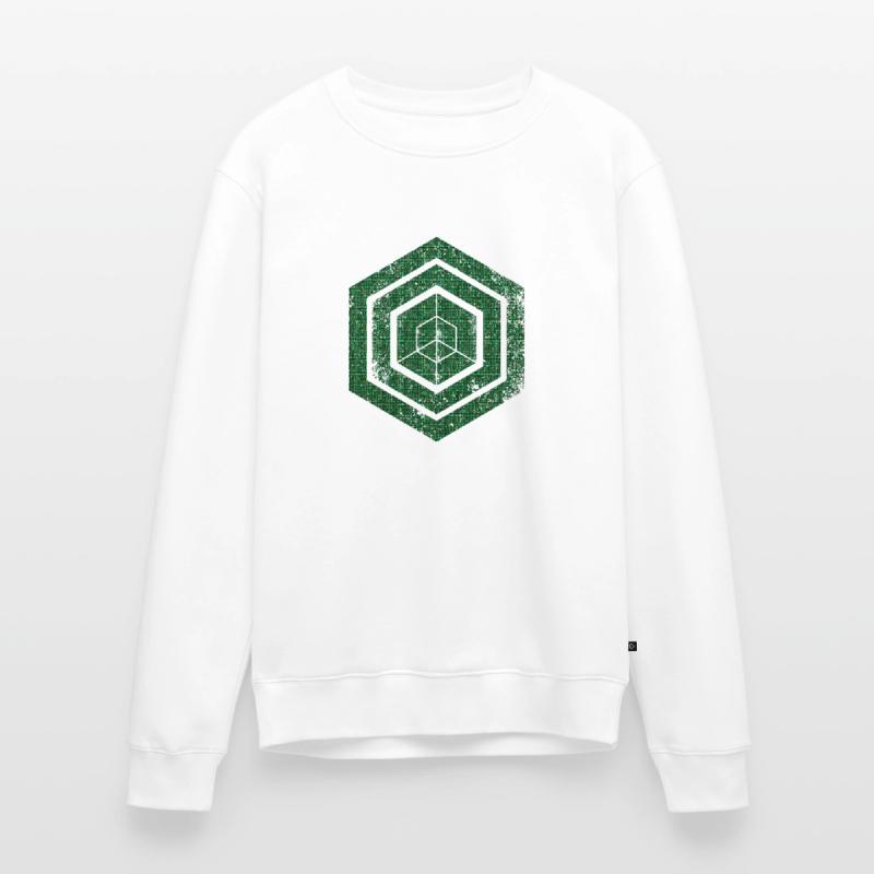 Hexagon-Programmierung Programmierer Codierung geometrisch Männer Premium Bio Pullover