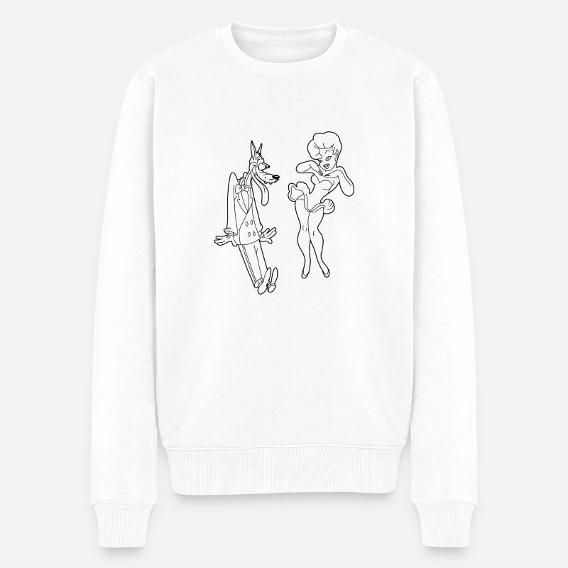 Loup - Pull Premium bio Homme - blanc