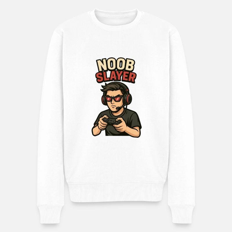 Pas de Pitié - Pull Premium bio Homme - blanc