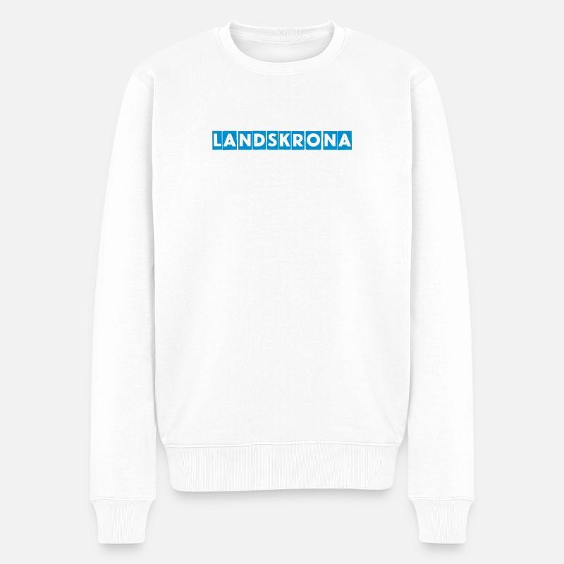 Landskrona - Pull Premium bio Homme - blanc