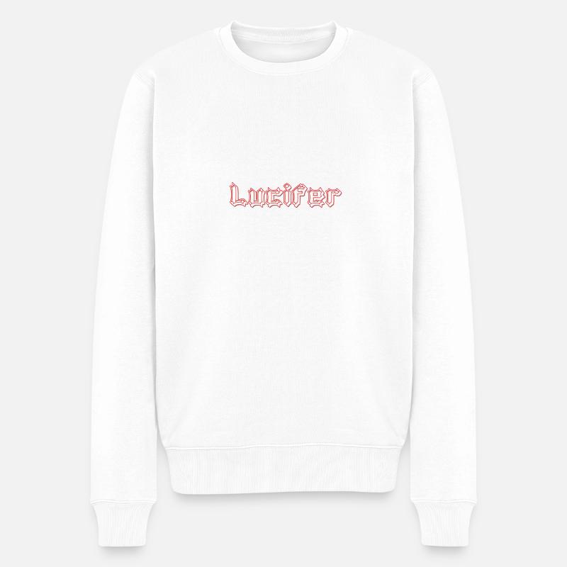 Lucifer - Pull Premium bio Homme - blanc