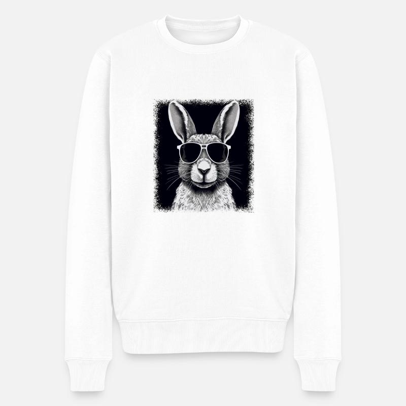 national park christmassy - Männer Premium Bio Pullover - Weiß