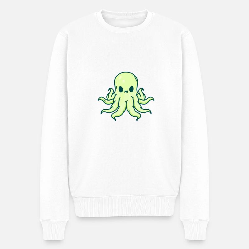 Kawaii Cthulhu - Pull Premium bio Homme - blanc