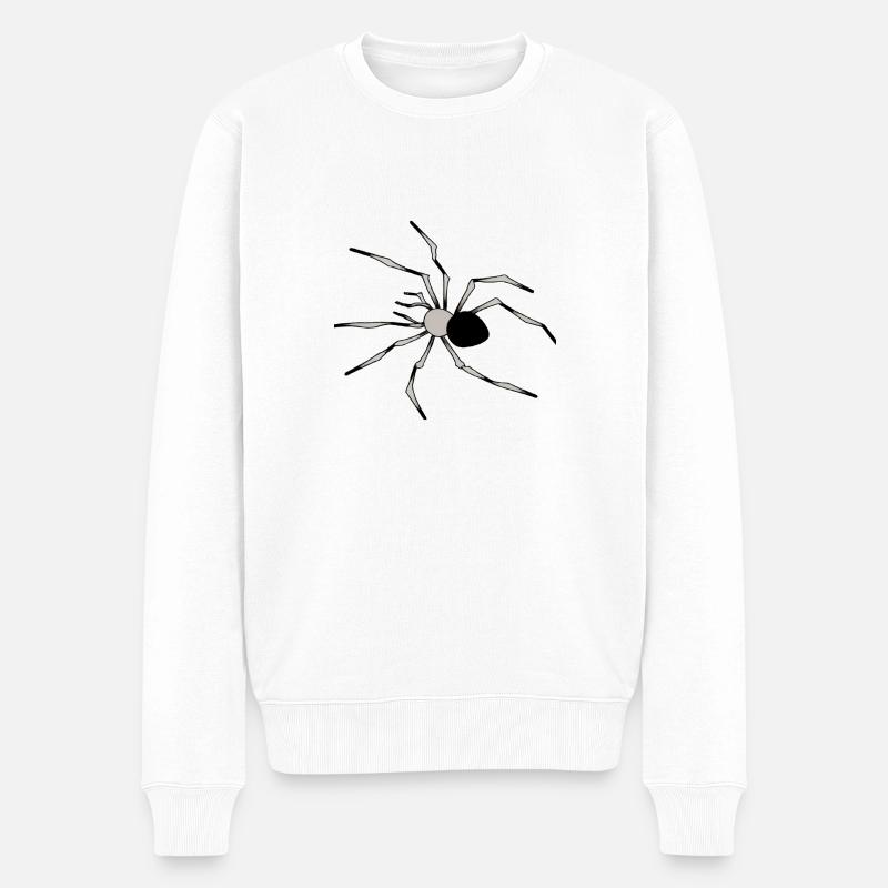 araignée Illustration - Pull Premium bio Homme - blanc
