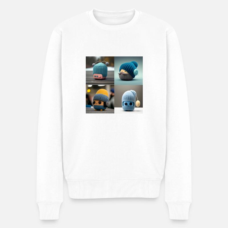cold and cute - Pull Premium bio Homme - blanc