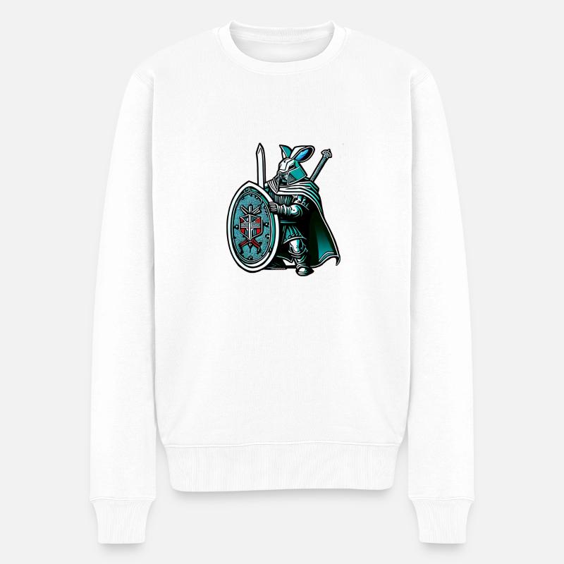 Croisé de Pâques - Pull Premium bio Homme - blanc