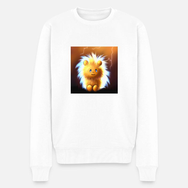 cute thing 2 - Männer Premium Bio Pullover - Weiß
