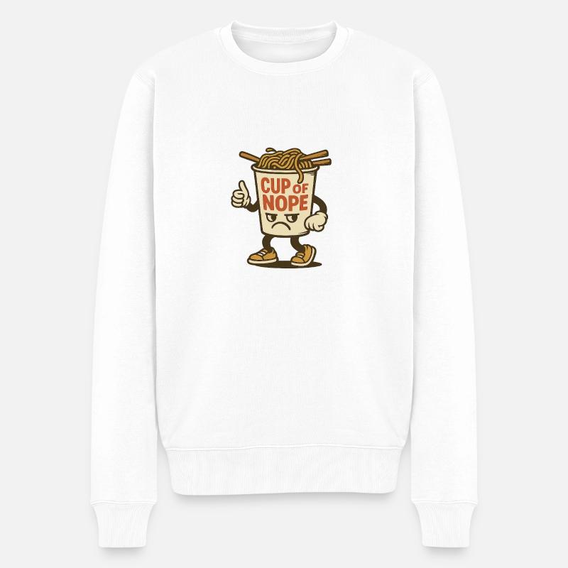Coupe de Nope - Pull Premium bio Homme - blanc