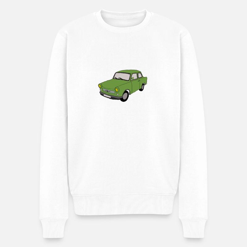Trabbi DDR - Männer Premium Bio Pullover - Weiß