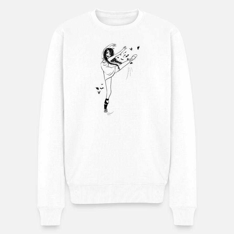 Fairy Queen - Männer Premium Bio Pullover - Weiß