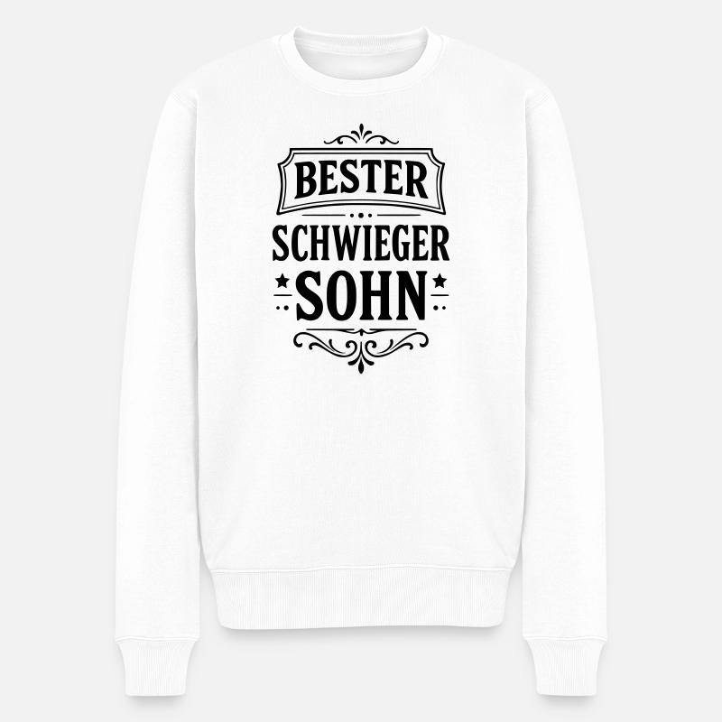 Bedste svigersøn - Økologisk premium-sweatshirt til mænd - hvid