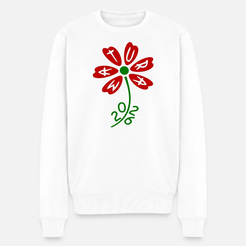 Matura 2026 - Männer Premium Bio Pullover - Weiß