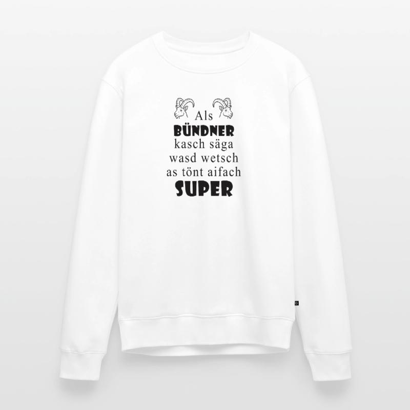 Graubünden dialect Super expression Men's Premium Organic Jumper