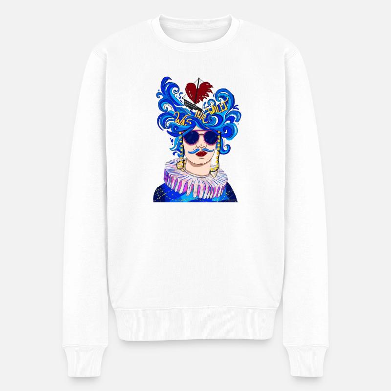 Ce que tu veux - Pull Premium bio Homme - blanc