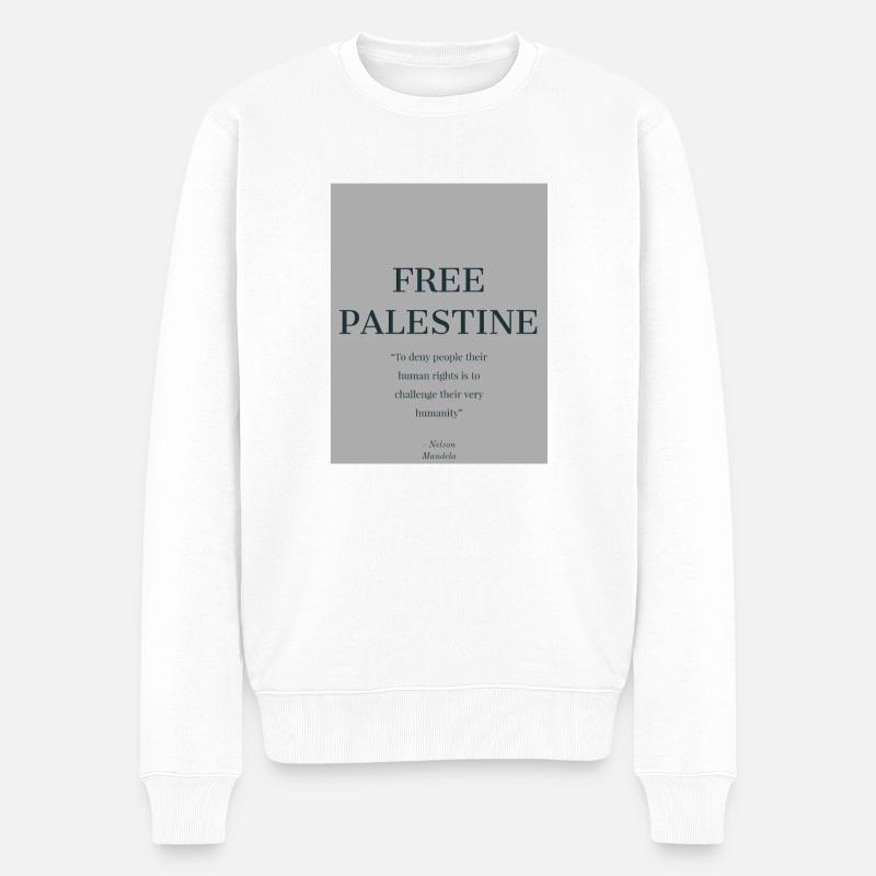 Libérer la Palestine - Pull Premium bio Homme - blanc