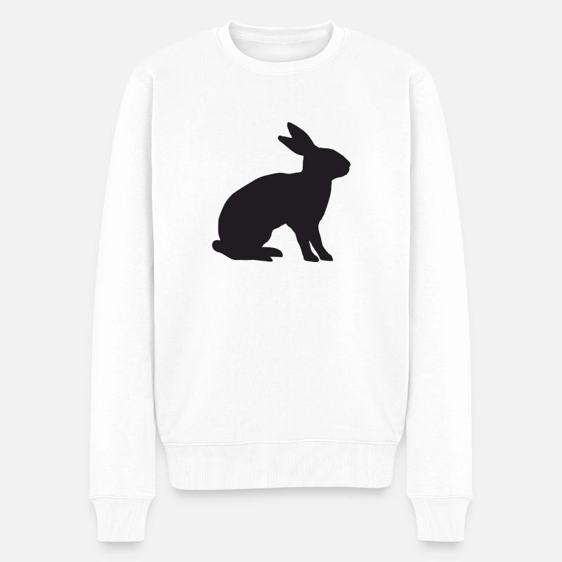 rabbit - Pull Premium bio Homme - blanc