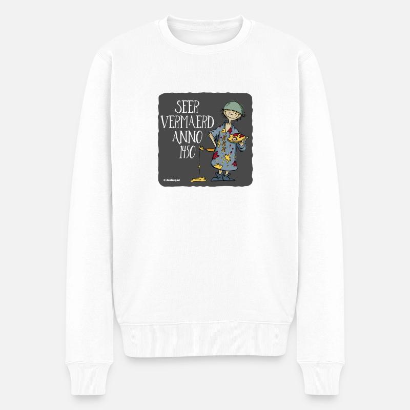 Joentje Bosch - Pull Premium bio Homme - blanc