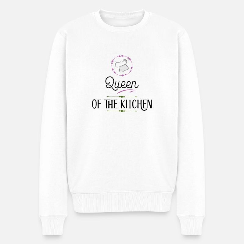 Kochen - Männer Premium Bio Pullover - Weiß