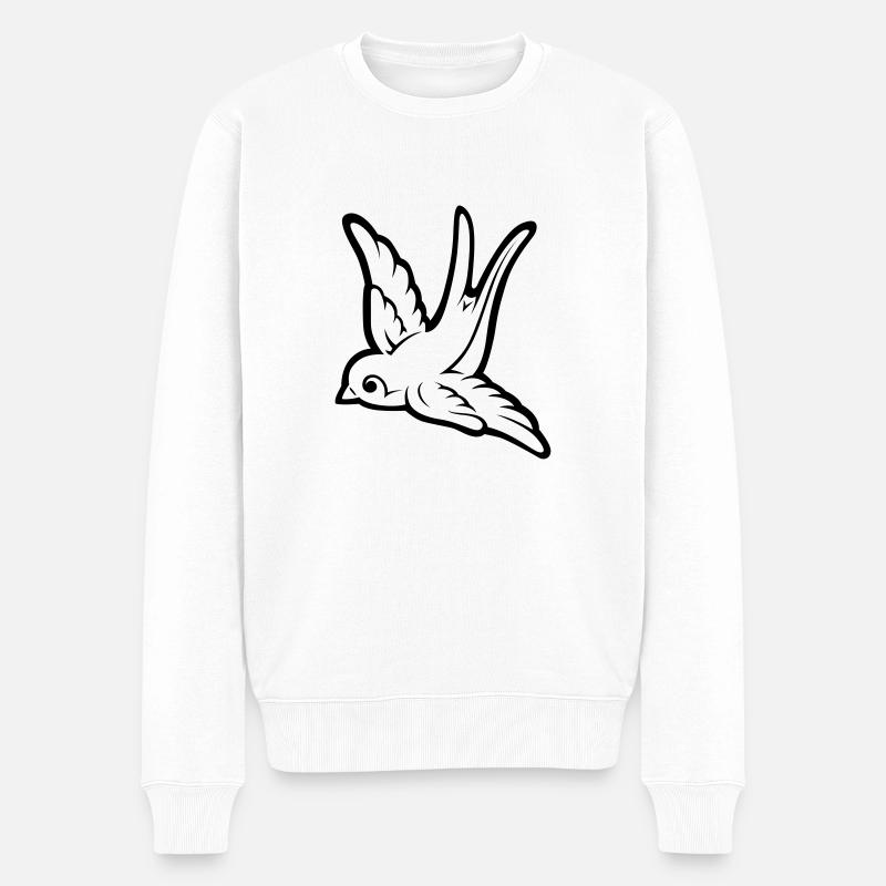 gober - Pull Premium bio Homme - blanc