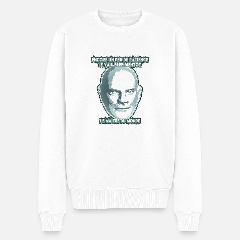 le maitre du monde - Pull Premium bio Homme - blanc