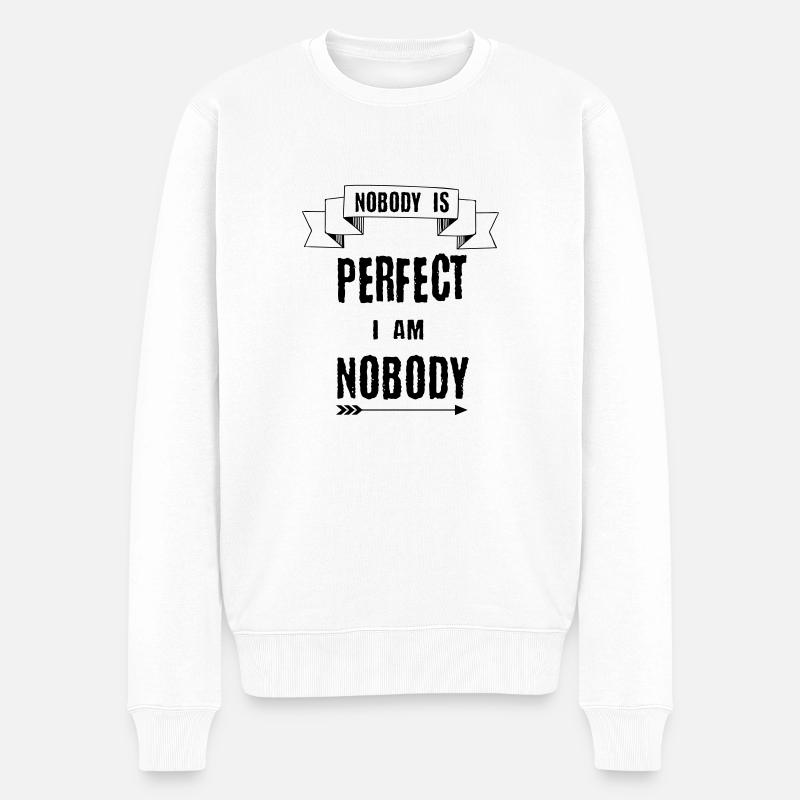 Personne n'est parfait - Pull Premium bio Homme - blanc