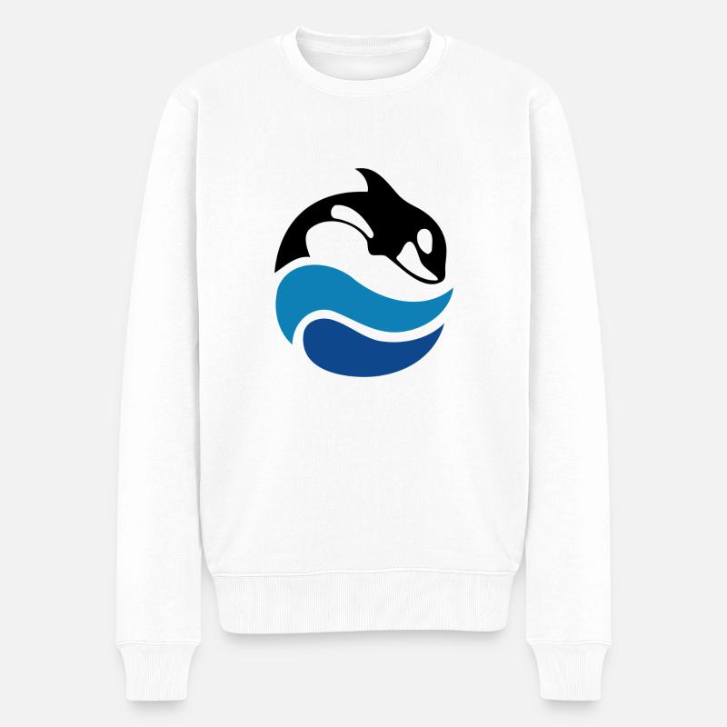 SeaWorld (Vintage) - Pull Premium bio Homme - blanc
