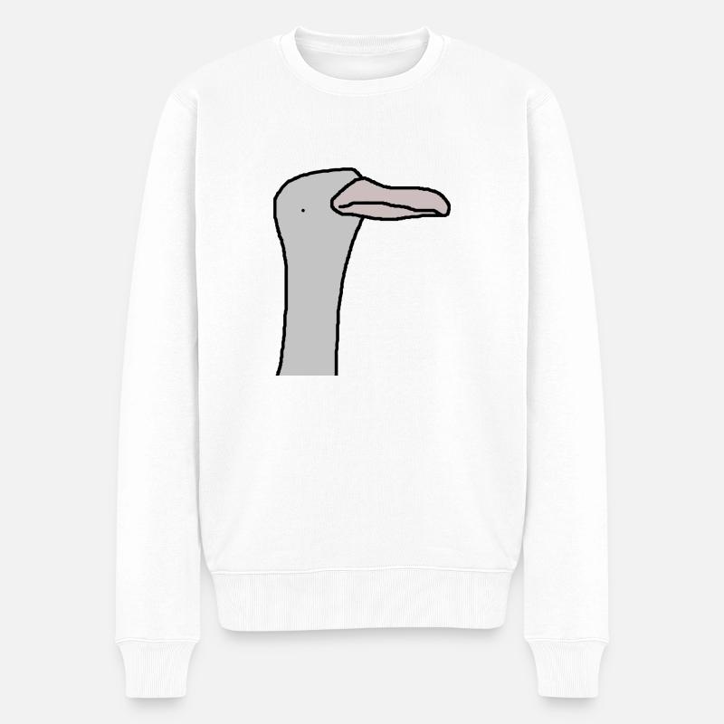 Autruche - Pull Premium bio Homme - blanc