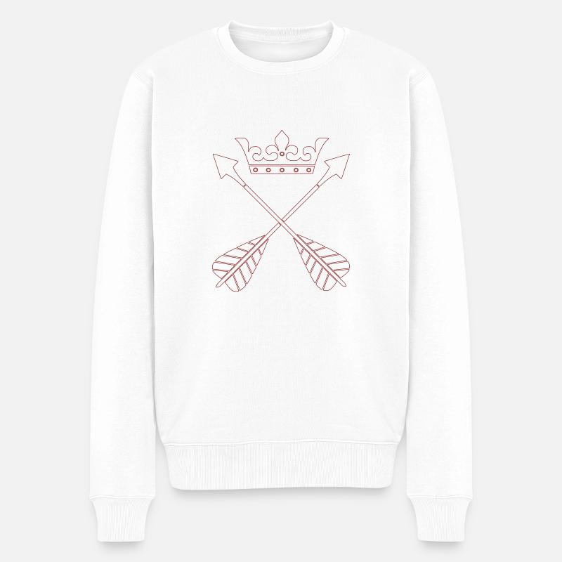 Dalarna - Männer Premium Bio Pullover - Weiß