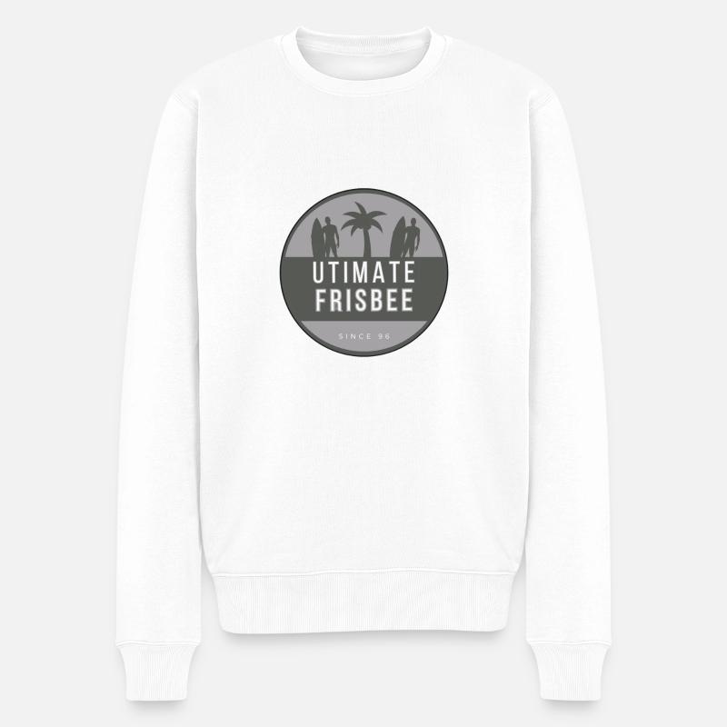 Ulti Strand 10 - Männer Premium Bio Pullover - Weiß